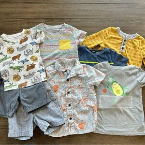 Boys 3T Assorted Clothing Lot for Spring Summer - 8 Items